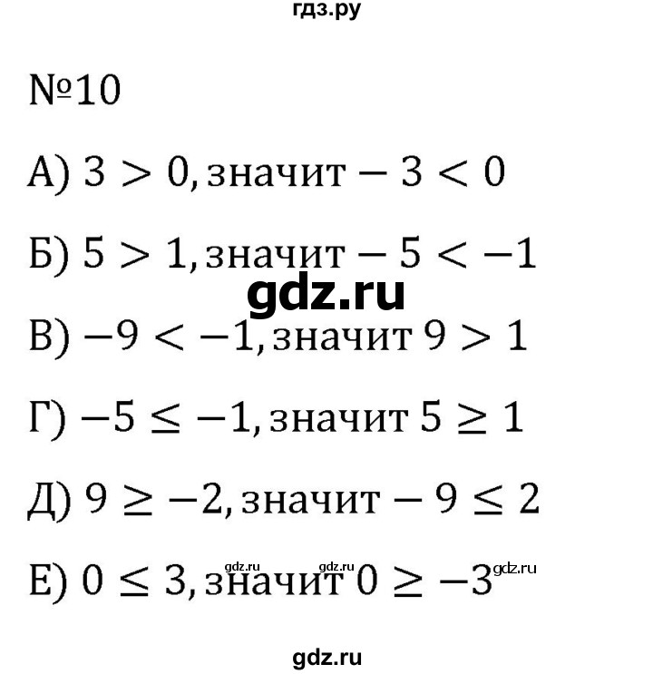 ГДЗ по алгебре 8 класс  Никольский   номер - 10, Решебник к учебнику 2022