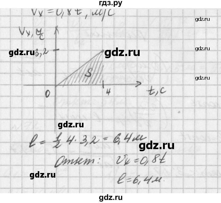 ГДЗ по физике 10‐11 класс  Рымкевич задачник  номер - 75, решебник
